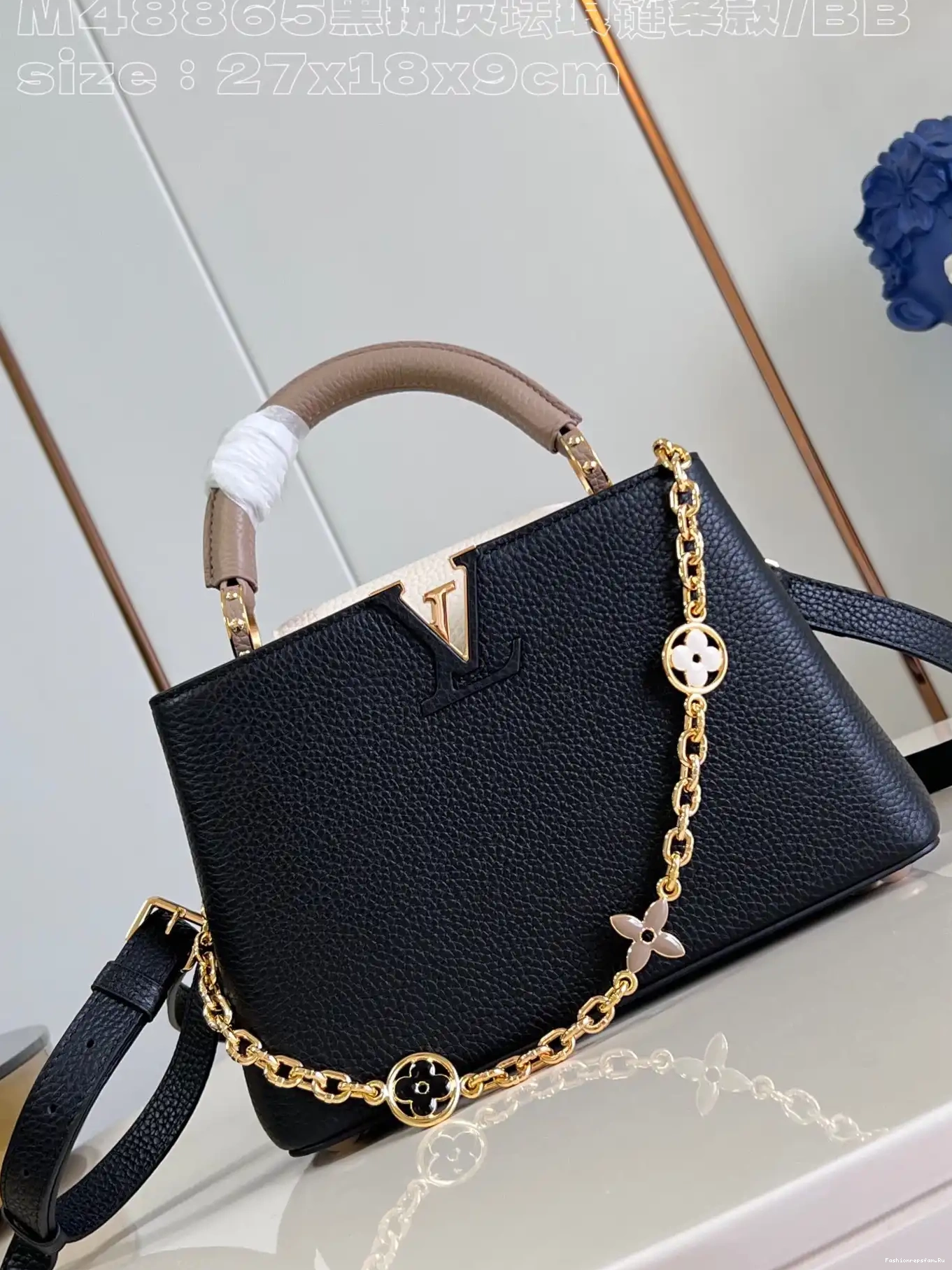 FS CHEAP VUITTON LOUIS CAPUCINES BB-27*18*9CM 0630